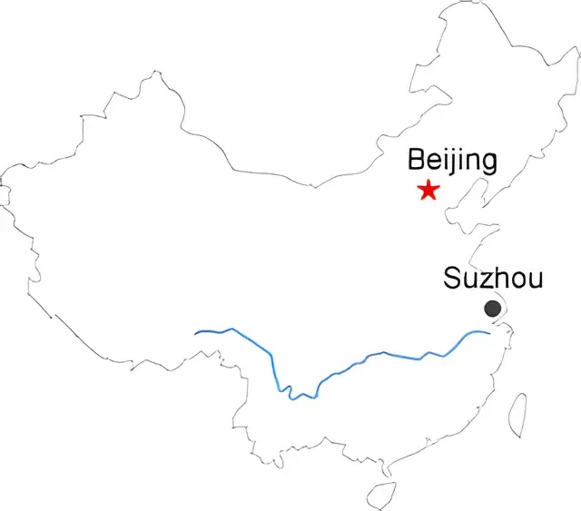 Suzhou 4 Day Highlight Tour Route overview