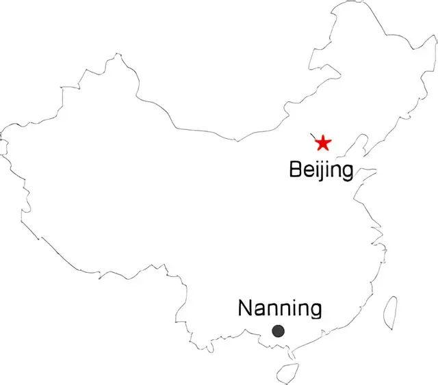 Nanning 2 Day Tour Route overview