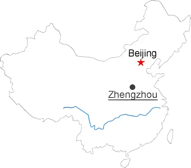 Zhengzhou 3 Day Tour Route overview