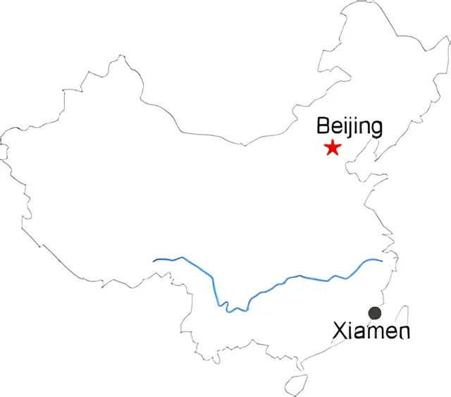 Xiamen Port Day Tour Route overview