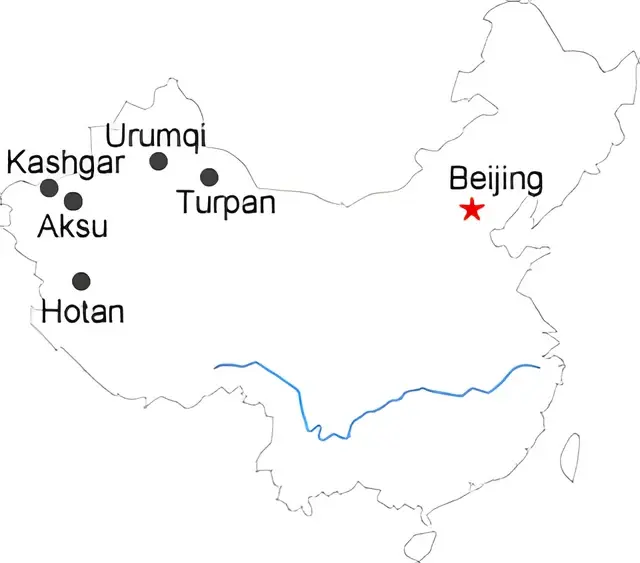 China Ancient Silk Road Exploration 14-Day Tour Route overview