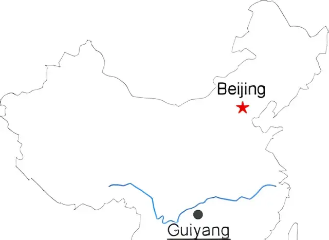 Guiyang Highlight Day Tour Route overview