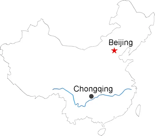 Chongqing 3 Day Classic Tour Route overview