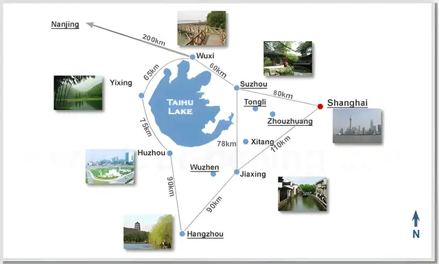 Suzhou Vicinity Map