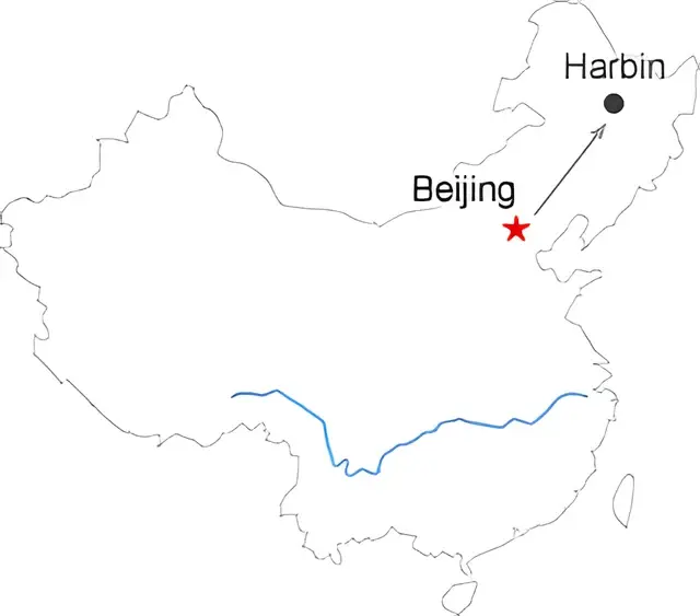 Beijing Harbin 4 Day Winter Tour by Bullet Train Route overview