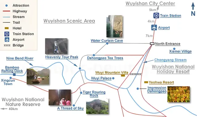 Wuyishan Map