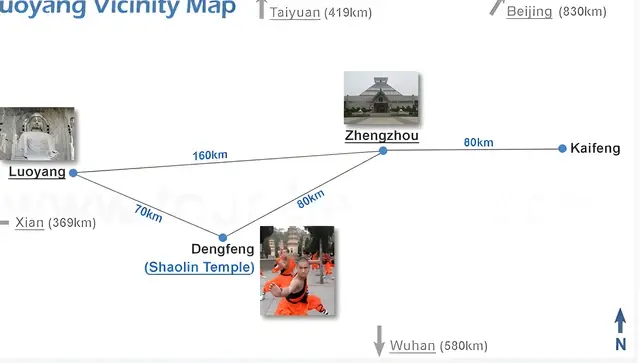 Luoyang Vicinity Map