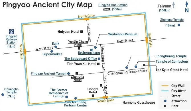 Pingyap City Map