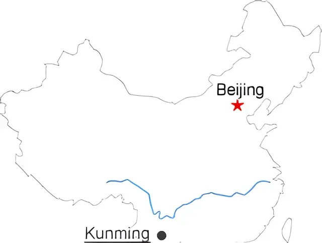 Kunming Highlight Day Tour Route overview