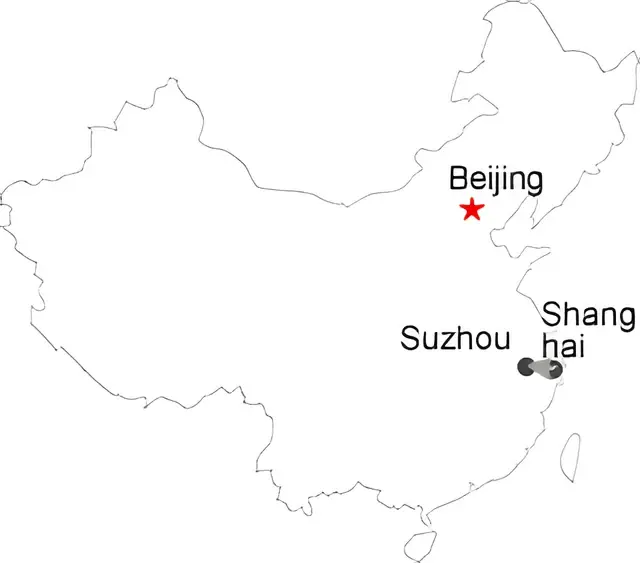 Shanghai Suzhou Day Tour Route overview