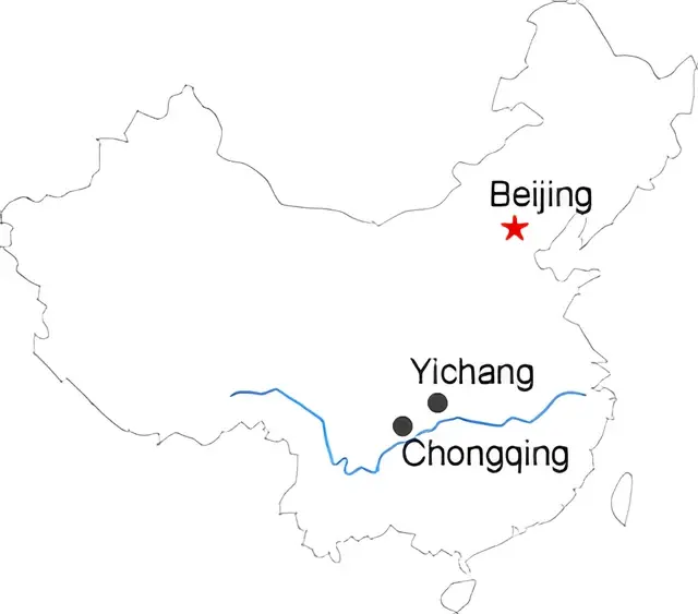 Beijing Yangtze River 7 Day Tour Route overview