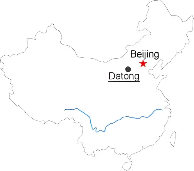 Datong Great Wall Hike Day Tour Route overview