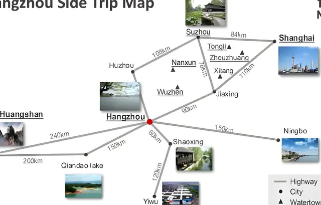 Hangzhou Vicinity Map