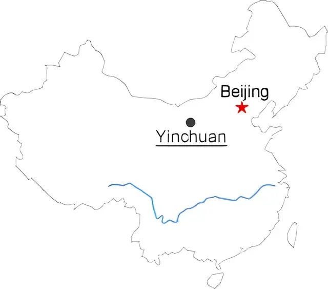Yinchuan Excursion Day Tour Route overview