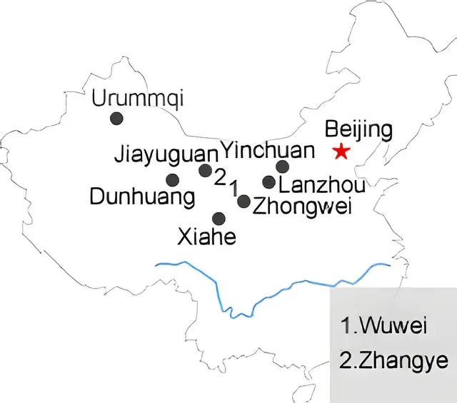 China Ancient Silk Road Adventure 17-Day Tour Route overview