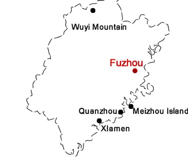 Fujian Map