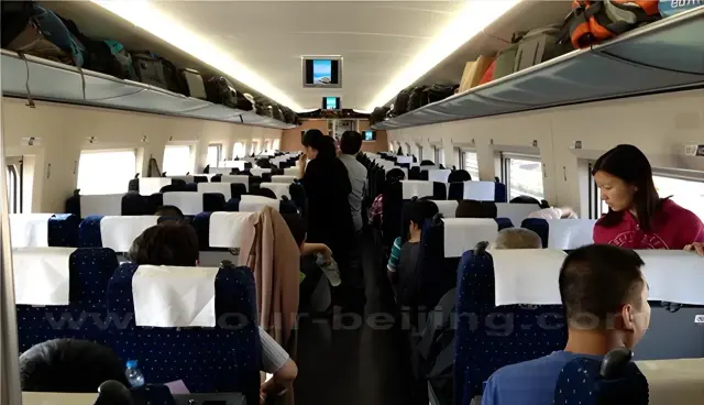 A 5-seat row \( second class\) car