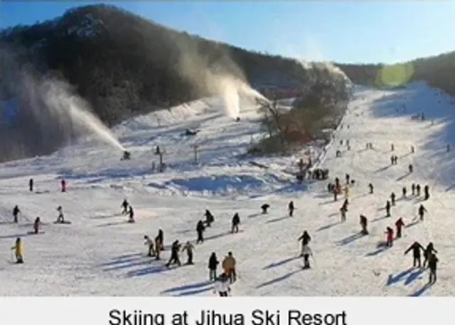 Skiing at Jihua Ski Resort