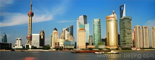 The bund in Shanghai
