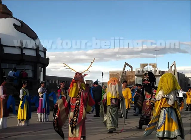 a welcoming ceremony