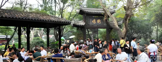 Drinking Tea at People's Park