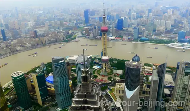 Panorama from Shanghai World Financial Center