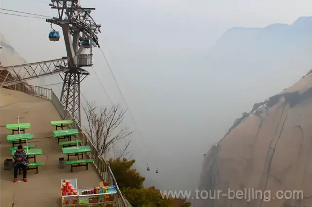 Cable car up to the North Peak