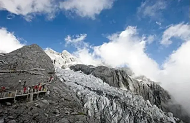 the Yulong Snow Mountain