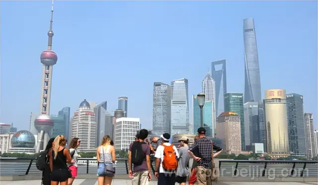 Pudong Skyline Viewed from the Bund