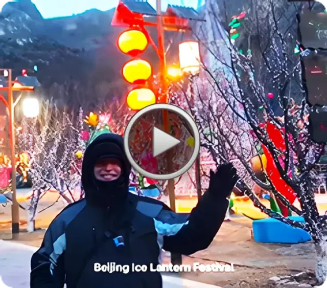 Longqing Gorge Ice Lantern Festival & Badaling Great Wall Hike - Tour-Beijing.Com