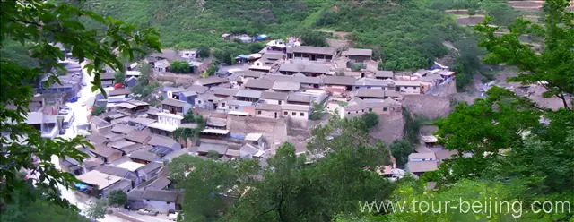 Panoramic View of Cuandixia Village