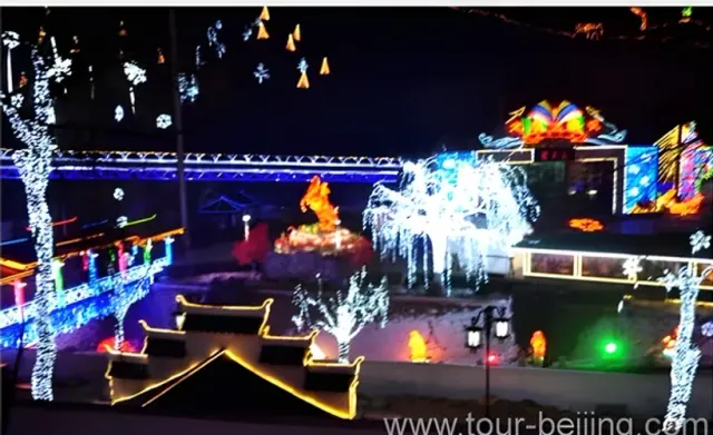 Longqing Gorge Ice Lantern Festival Night Tour