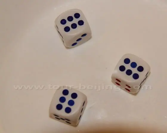 18 points - the highest number from three dices