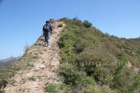 So for this section, we were more like climbing a hill than the Wall.