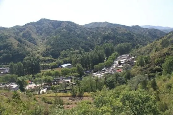 The Gubeikou Village was on the south down below.