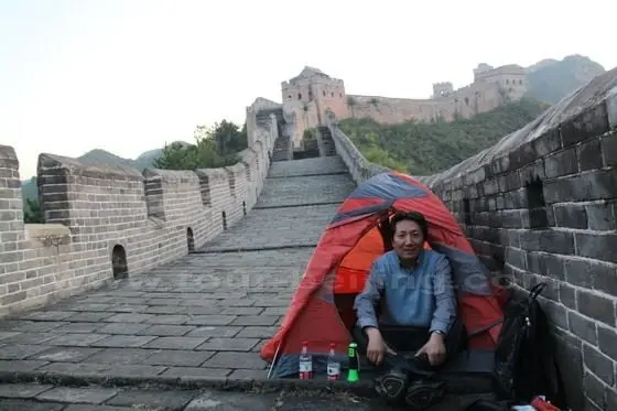 Sleeping on the Great Wall, Camping on the Great Wall