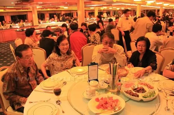 A big set dinner