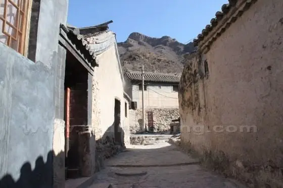 A hutong, or an arrow lane in the village.