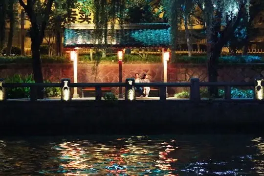 A water edge shed