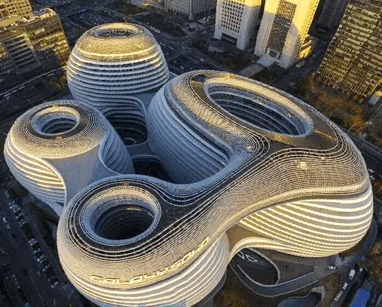 Aerial View of Galaxy SOHO