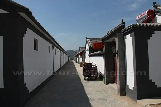 All the houses are built in the traditional courtyard style