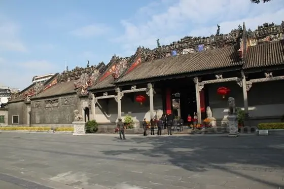 The entrance to the Ancestral Hall