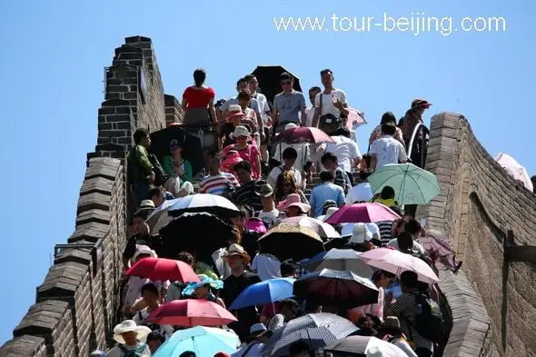 Badaling Great Wall in Peak Season