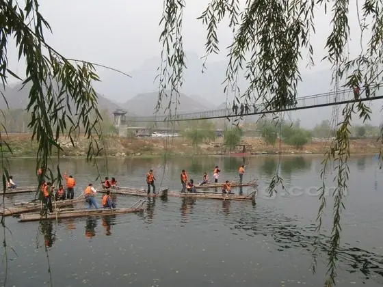 Bamboo rafting
