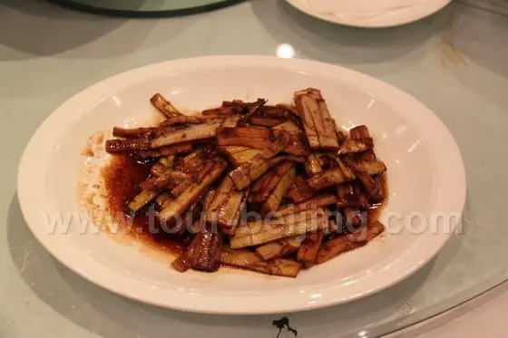 Bamboo braised in soy sause