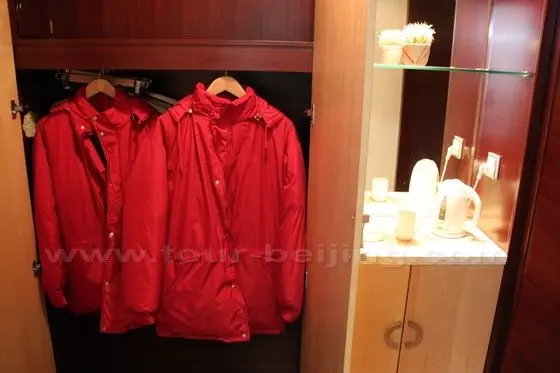 Winter Jackets are provided for each room