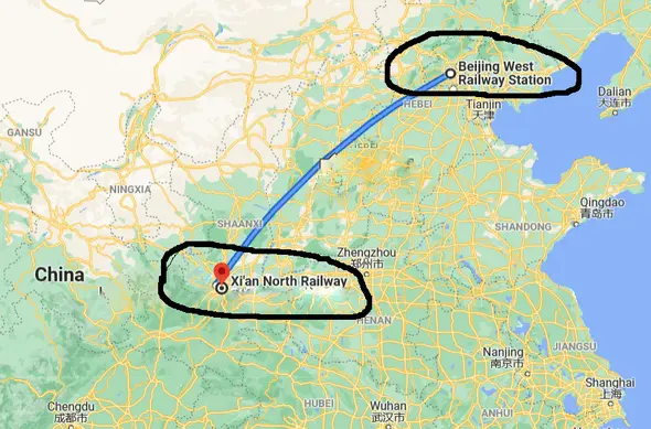 Beijing Xian High Speed Train ( Tips, Photos & Map)