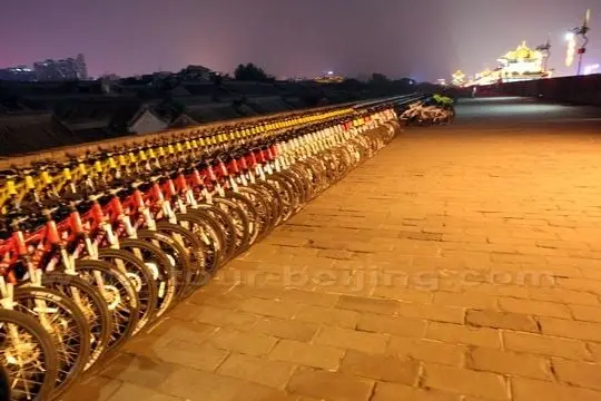 Bike rental on the wall