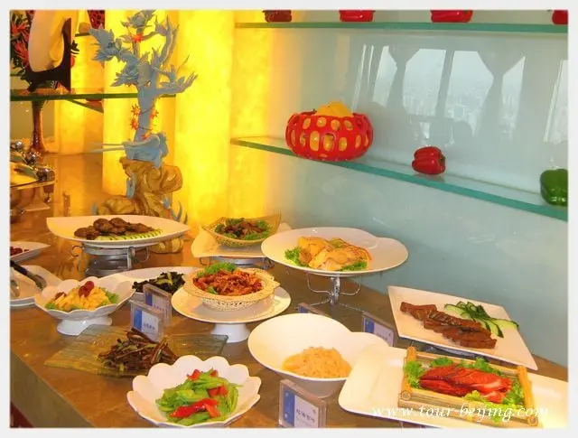 Cold dishes on the buffet
