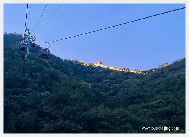 Cable Car up to the Wall for Night Tours
